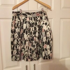 Harve Benard Pink & Black Patterned Skirt